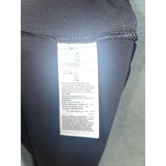 Old Navy Dress Womens XL Black‎ Maxi Sleeveless Stretch Knit Beachy Comfortable - Picture 8 of 9